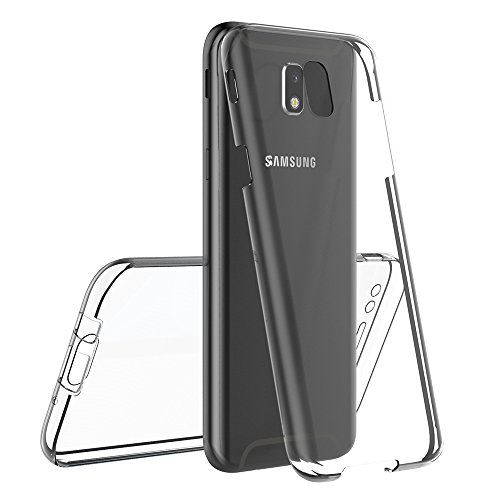 AICEK Funda Samsung Galaxy J5 2017, Transparente Silicona 360 Grados Full Body Fundas para Samsung J5 2017 Carcasa Silicona Funda Case (5,2 Pulgadas SM-J530F)