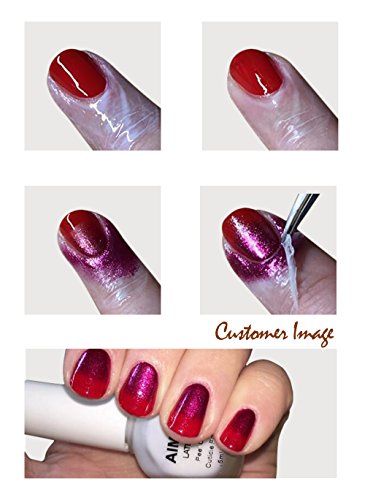 AIMEILI Látex Líquido Para Uñas Peel Off Stamping Nail Art Protección de la Piel y los Dedos para Decorar Uñas 15ml