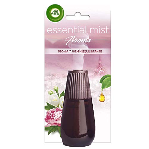 Air Wick Essential Mist Recambio Ambientador Peonia y Jazmín - Paquete de 6 Recambios