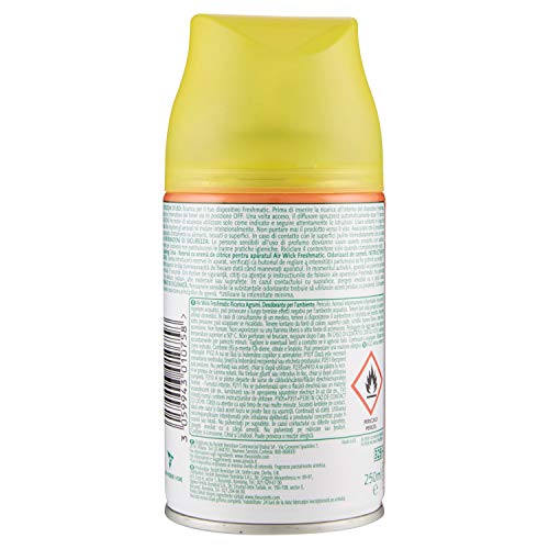 Air Wick Fresh Matic carga Spray Automático, cítricos - 250 ml