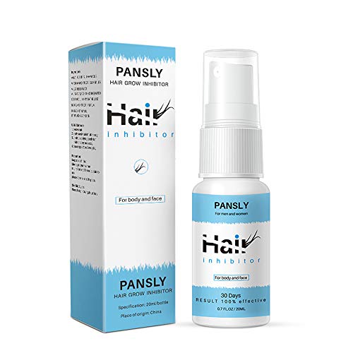 Anself PANSLY 20ml Inhibidor de Vello Depilación Permanente Piernas Axila Barba Blanda Stop Spray sin dolor