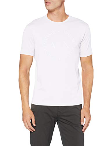 Armani Exchange 8nztcd Camiseta, Blanco (White 1100), X-Large para Hombre