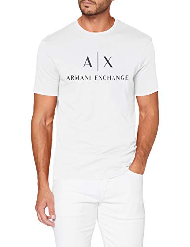 Armani Exchange 8nztcj Camiseta, Blanco (White 1100), X-Large para Hombre