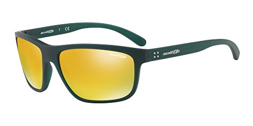 Arnette Booger 4234 Gafas, MATTE GREEN/BROWNORANGE24KIRIDIUM, 61 Hombres