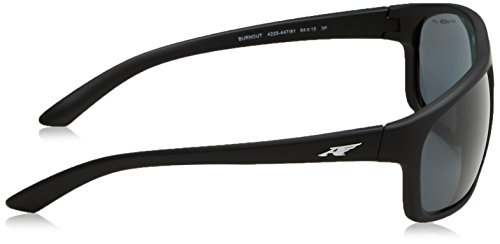 Arnette Burnout Gafas de sol, Fuzzy Black, 64 para Hombre