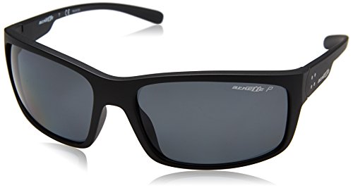 Arnette Fastball 2.0, Gafas de Sol para Hombre, Negro (Matte Black/Polar Grey), 62