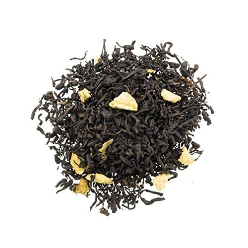 Aromas de Té - Té Rojo Pu Erh Adelgazante con Sabor y Aroma Limón Y Canela/Té Pu Erh Digestivo de Limón y Canela, 100 gr