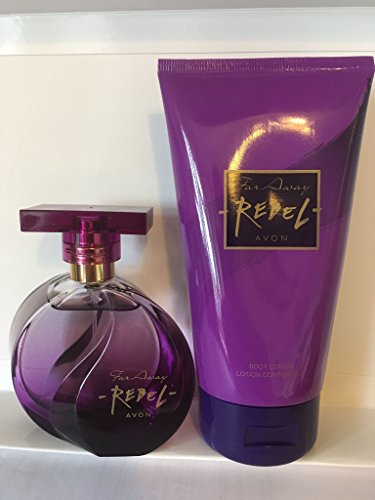 Artículo nuevo. FAR AWAY REBEL EDP 50 ml y loción corporal.