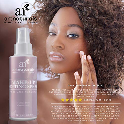 ArtNaturals Espray Fijador De Maquillaje - (4 Fl Oz/120ml) - Acabado Mate - Matte Makeup Setting Spray