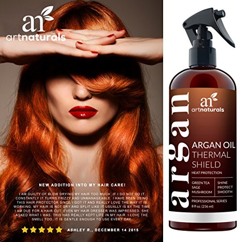 ArtNaturals Thermal Hair Protector Spray - Spray de Protección Térmica Contra Calor Plano de hierro, 236ml