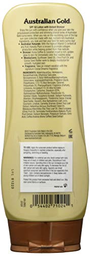 Australian gold Sunscreen spf50 lotion with bronzer 237 ml 1 Unidad 240 g