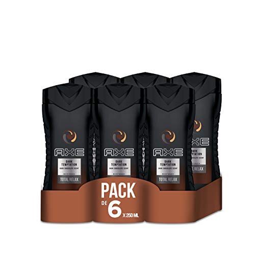 Axe Dark temptation - Set de 6 geles de ducha (6 x 250 ml)