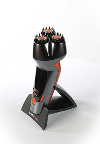 BaByliss Le Beard Designer SH510E - Barbero, cuchillas con recubrimiento de titanio, doble corte multidireccional, color negro y naranja