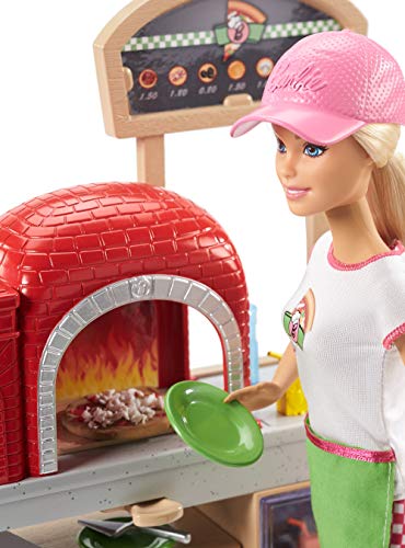 Barbie Quiero Ser pizza chef, muñeca y accesorios de juguete, regalo para niñas y niños 3-9 años (Mattel FHR09) , color/modelo surtido