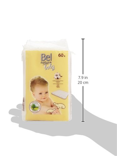 Bel Baby Nature Maxi Discos Algodón - 60 Unidades