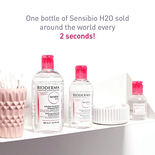 Bioderma Sensibio H2O, Limpiador Micelar y Desmaquillador, 250 ml