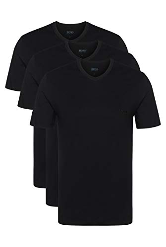 BOSS T-shirt VN 3P CO Camiseta, Negro (Black 1), X-Large (Pack de 3) para Hombre