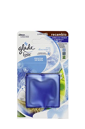 Brise Glade Discreet Ambientador Eléctrico Recambio Frescor Ropa, 8 gr