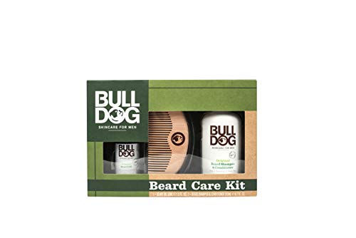 Bulldog Skincare for Men Pack - Kit Cuidado Barba, Aceite Barba + Champú y Acondicionador Barba + Peine