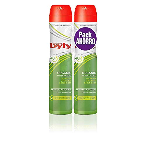 Byly Organic Extra Fresh Desodorante Spray - 2 Unidades