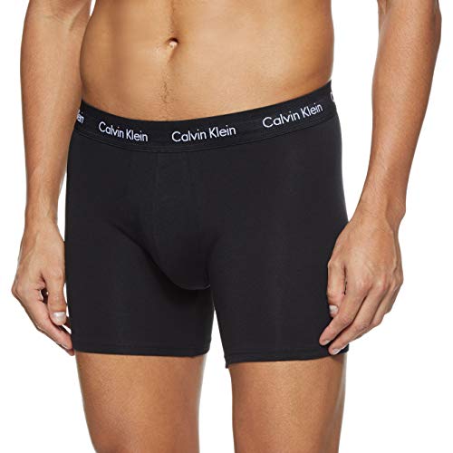 Calvin Klein 000NB1770A Bóxer, Negro (Black W. Black WB Xwb), L para Hombre