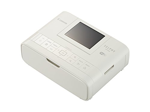 Canon Selphy CP1300 - Impresora fotográfica inalámbrica (Apple AirPrint, Mopria, pantalla abatible de 8.1 cm, tintas de 3 colores, 300 x 300 ppp) blanco