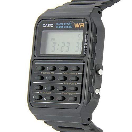 Casio Reloj con Correa de Goma Unisex CA-53W-1ER