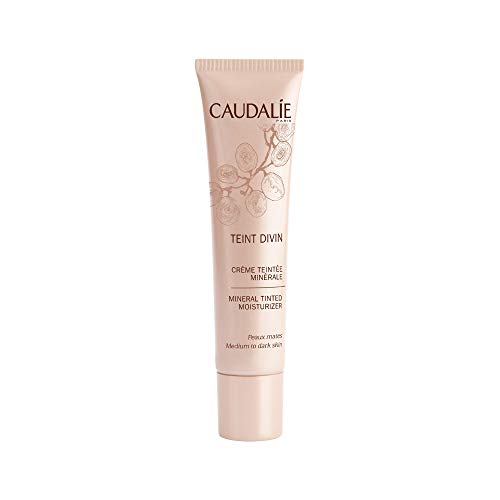 CAUDALIE Teint Divin Crema con Color Mineral Pieles Oscuras 30ML