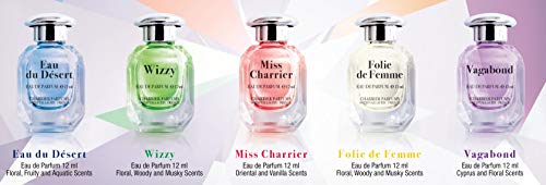 Charrier Parfums - Juego de 5 Eaux de Parfum de lujo en miniaturas, 60 ml