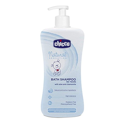 Chicco Natural Sensation - Gel de baño y champú sin lágrimas, 500 ml