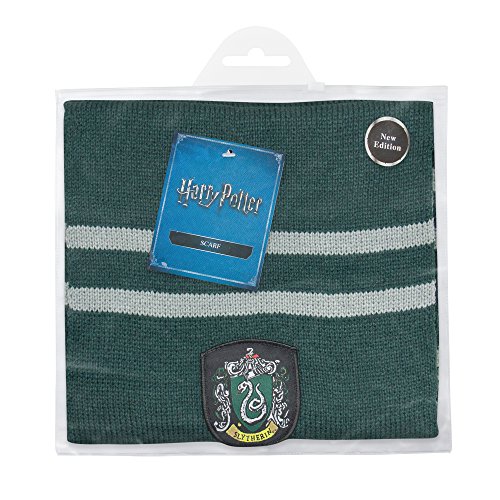 Cinereplicas Harry Potter Bufanda 190 cm - Ultra Soft - Bolsa con cremallera (Slytherin)