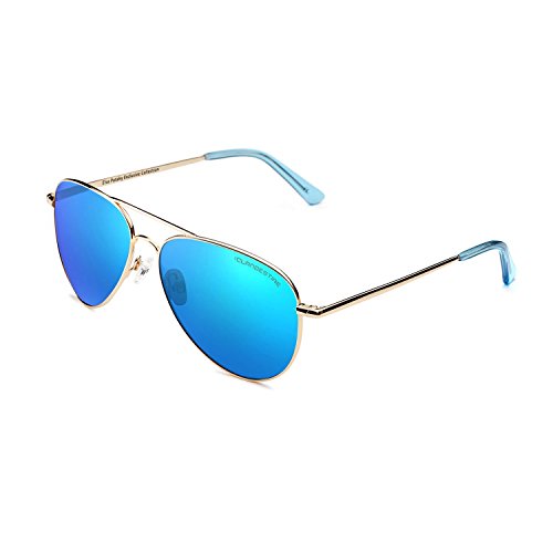 CLANDESTINE A10 Light Blue by Elsa Pataky - Gafas de Sol Nylon HD Hombre & Mujer