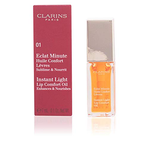 Clarins Eclat Minute Huile Confort Lèvres #01-Honey 7 ml