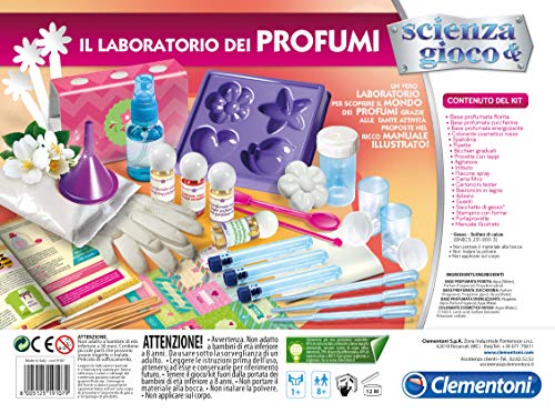 Clementoni - Ciencia y Juego - Laboratorio de perfumes, Multicolor, 19107