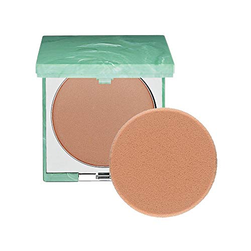 Clinique 19158 - Polvos compactos Double Effet, 04 Matte Honey, 10 gramos