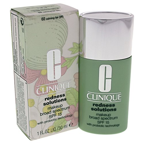 Clinique Redness Solutions Makeup SPF 15#02 base de maquillaje Botella Crema 30 ml - Base de maquillaje (Botella, Crema, Fair, Piel mixta, Piel seca, Piel grasosa, Mujeres, E)