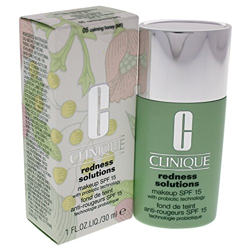 Clinique Redness Solutions Makeup SPF 15#05 base de maquillaje Botella Crema 30 ml - Base de maquillaje (Botella, Crema, Honey, Piel mixta, Piel seca, Piel grasosa, Mujeres, E)