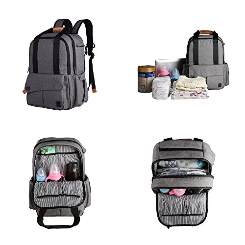 Cochecito de Bebe 3 en 1 Go Baby Neo (Silla con Capazo + Grupo 0 + Saco Polar + Nuevo Bolso Cambiador + Sombrilla + Burbuja de Lluvia). Color Black/Grey.