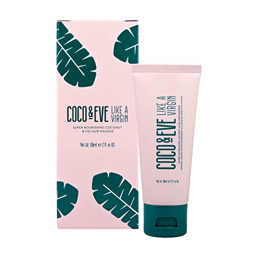 Coco & Eve Like a Virgin Hair Masque Travel Size. Super Nourishing Coconut & Fig Hair Mask and Deep Conditioning Hair Treatment (60ml)