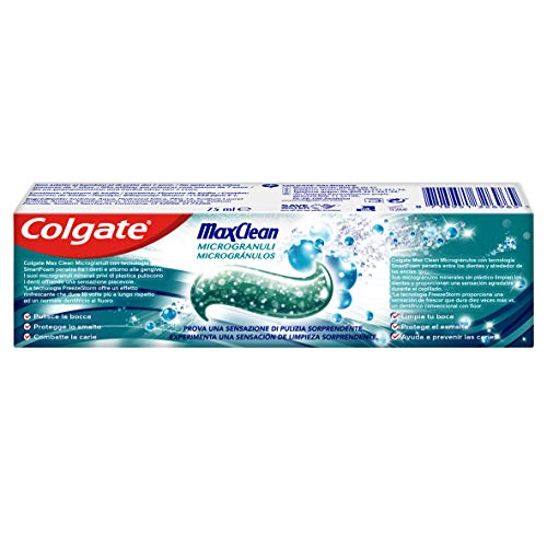 Colgate Max White, Pasta de Dientes con cristales blanqueadores - 75 ml