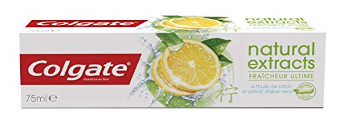 Colgate Natural Extracts, Pasta de Dientes Blancura Resplandeciente - 75 ml