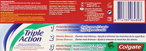 Colgate Triple Action Dentífrico - 125 gr