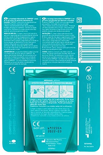 Compeed Compeed Ampollas Mediano 10Ud 1 Unidad 200 g