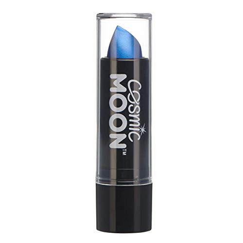 Cosmic Moon - Lápiz Labial Metálico - 5g - ¡Para unos labios metálicos fascinantes! - Azul