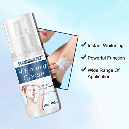 Crema Blanqueadora, Whitening Cream, Skin Whitening Cream, Crema Blanqueadora Cuerpo y Aclarar las Manchas de la piel, Corporal para Piel Oscura, Cuello