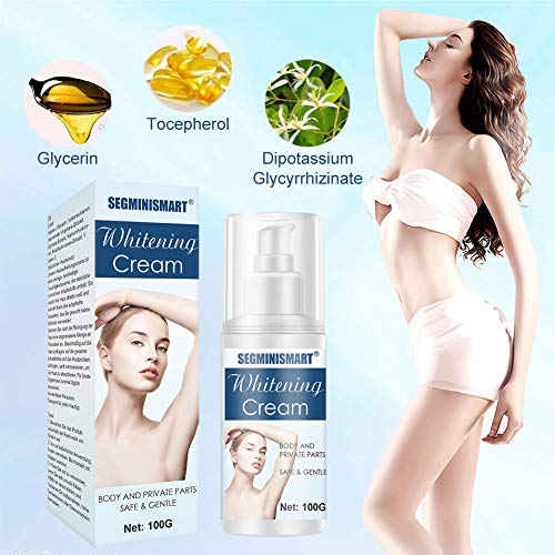 Crema Blanqueadora, Whitening Cream, Skin Whitening Cream, Crema Blanqueadora Cuerpo y Aclarar las Manchas de la piel, Corporal para Piel Oscura, Cuello