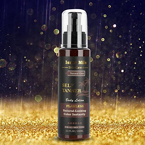 Crema para el cuerpo Loción bronceadora sin sol Hidratante Ingredientes naturales orgánicos Mejor bronceador Bronce ligero, mediano u oscuro gradual para el cuerpo y la cara