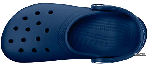 Crocs Classic U, Zuecos con Correa Trasera Unisex Adulto, Azul Marine 410, 45/46 EU