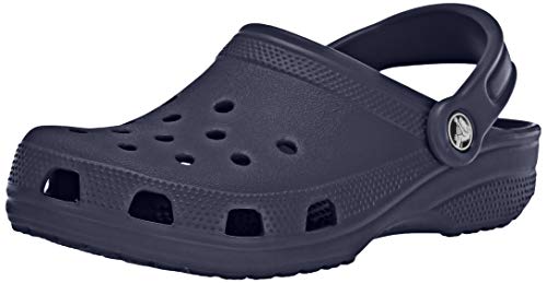 Crocs Classic U, Zuecos con Correa Trasera Unisex Adulto, Azul Marine 410, 45/46 EU