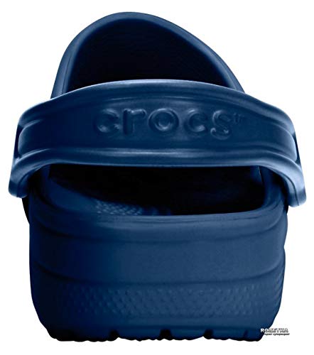 Crocs Classic U, Zuecos con Correa Trasera Unisex Adulto, Azul Marine 410, 45/46 EU